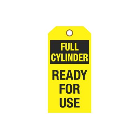 Cylinder Tags - Full Cylinder Sign